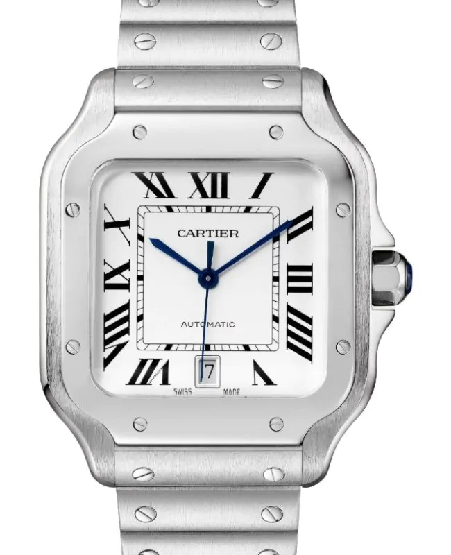 Model photo — Cartier Santos de Cartier Large WSSA0018